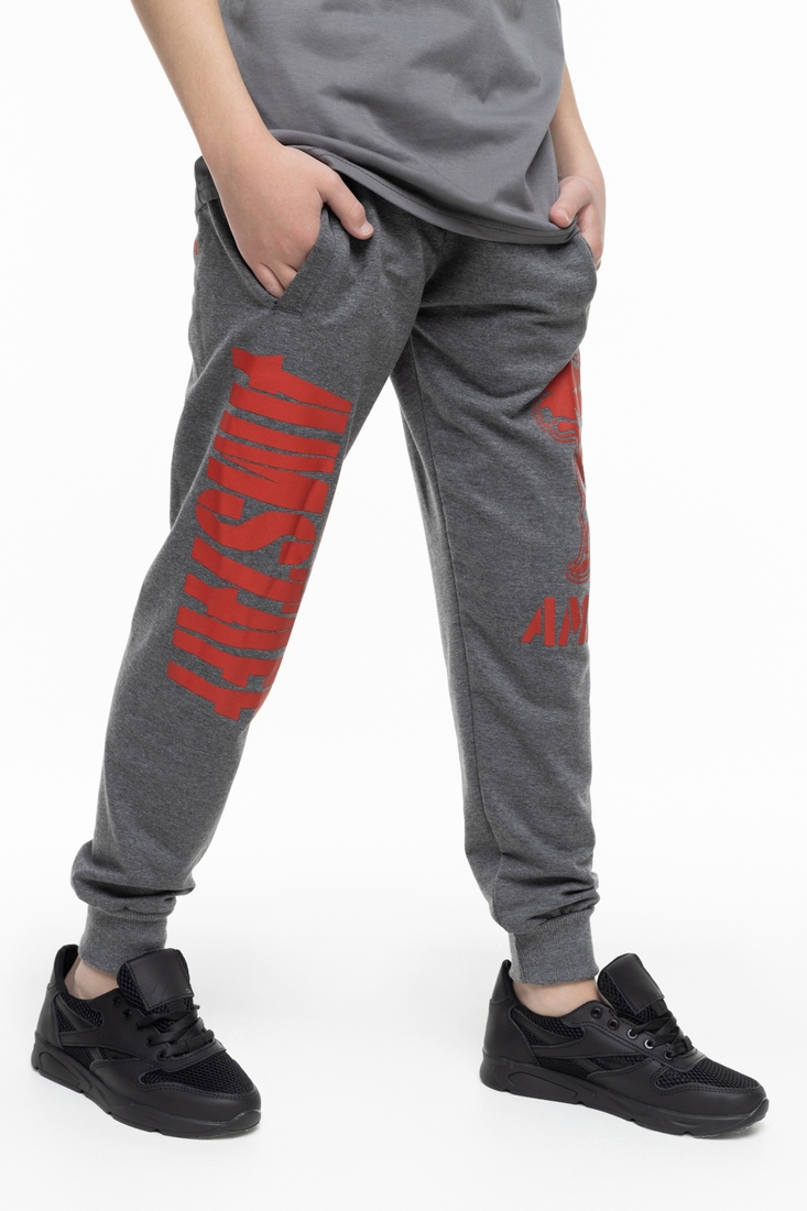 Фото Спортивные штаны для мальчика AZN 351 164 см Темно-серый (2000989563075D)