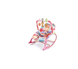 Детский шезлонг-качалка 68153 0-18 кг Розовый (2000990060174)