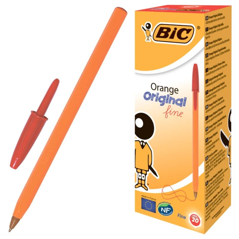 Фото Ручка шариковая "BIC" Orange 1199110112 Красный (70330101609)(SC)