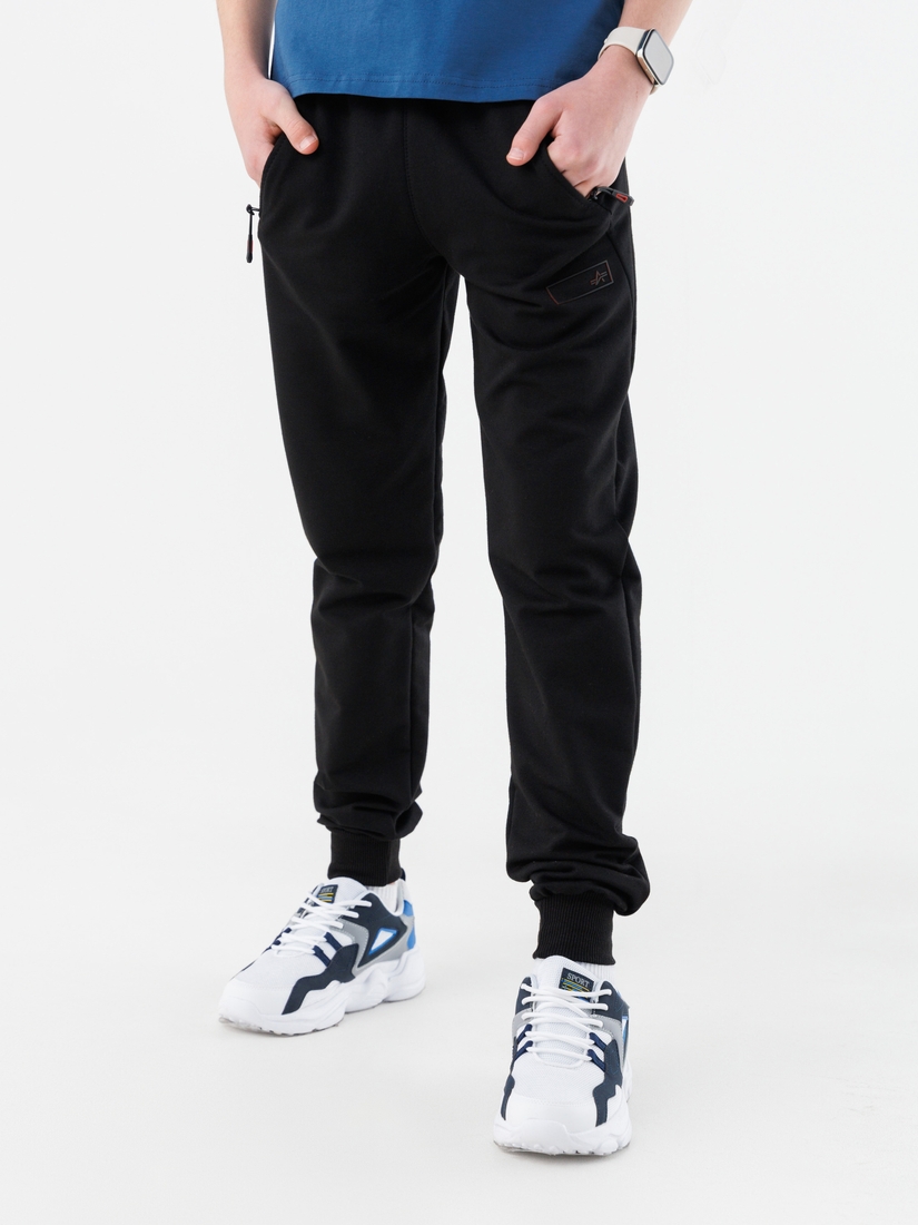 Фото Спортивные штаны однотонные для мальчика Atescan 2004 158 см Черный (2000990540485D)