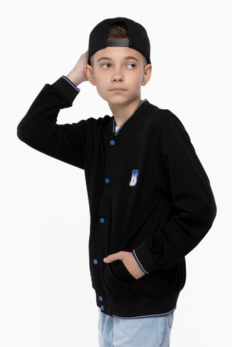 Фото Бомбер с принтом для мальчика MAGO 4000 176 см Черный (2000989827764D)
