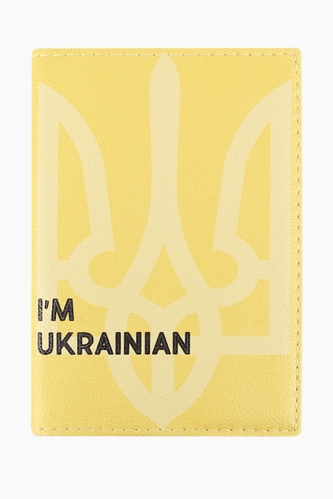Фото Обкладинка для паспорта 309 IM UKRAINIAN One size Жовтий (2000989312208)