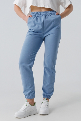 Фото Спортивні штани жіночі 23-1410 XL Блакитний (2000990442840D)
