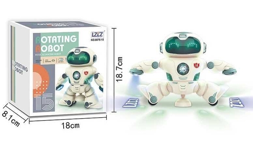 Танцюючий робот "LZCZ" Rotating Robot зі світловими та звуковими ефектами 6678-15 (2002007550562)