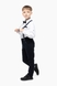 Костюм для мальчика Pitiki 2850 рубашка + штаны 110 см Белый (2000989736608D) Фото 2 из 18
