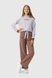 Костюм (худи+майка+штаны) для девочки Viollen 2189 152 см Бело-коричневый (2000990091727D) Фото 1 из 23