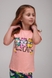Костюм для девочки (футболка+Велотреки) Baby Show 16147-1 128 Персиковый (2000989457428S) Фото 2 из 12