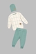 Костюм (світшот+штани) для хлопчика Beyaz Bebek 2069 74 см Оливковий (2000990301994D) Фото 2 з 20