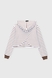 Костюм (худи+майка+штаны) для девочки Viollen 2189 152 см Бело-коричневый (2000990091727D) Фото 13 из 23