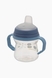Кружка тренировочная с силиконовым носиком Canpol Babies FirstCup 150 мл BONJOUR PARIS 56/612_blu Голубой (5901691869950) Фото 2 из 3