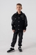 Куртка джинсова для хлопчика 6819 164 см Чорний (2000990306814D) Фото 1 з 15
