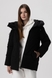 Куртка зимова жіноча Towmy 2110 S Чорний (2000989851578W) Фото 2 з 17