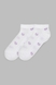 Шкарпетки з візерунком жіночі 11B20-5 серце 23-25 Білий (4820163314891A) Фото 2 з 8