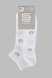 Шкарпетки з візерунком жіночі 11B20-5 серце 23-25 Білий (4820163314891A) Фото 8 з 8