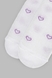 Шкарпетки з візерунком жіночі 11B20-5 серце 23-25 Білий (4820163314891A) Фото 6 з 8