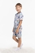 Пижама для мальчика MI & MI WAVES 140 см Серо-синий (2000989708728A)(SN) Фото 1 из 15