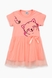 Сукня для дівчаток з принтом Baby Show 1020 122 Персиковий (2000989448860S) Фото 1 з 4