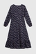 Сукня з візерунком жіноча 523 44 Синій (2000990015662D) Фото 16 з 16