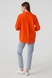 Рубашка однотонная женская AYN 1959 L Оранжевый (2000990421708S) Фото 8 из 13