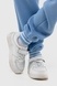 Спортивні штани однотонні дитячі AZN 851 128 см Блакитний (2000990215727W) Фото 5 з 12