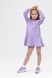 Платье-худи для девочки Toontoy 23050 104 см Сиреневый (2000989670704D) Фото 3 из 12
