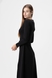 Платье однотонное женское 748 L Черный (2000989989967D) Фото 3 из 14