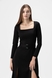 Платье однотонное женское 748 S Черный (2000989989943D) Фото 2 из 14