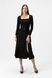 Платье однотонное женское 748 S Черный (2000989989943D) Фото 1 из 14