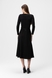 Платье однотонное женское 748 L Черный (2000989989967D) Фото 5 из 14