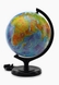 Глобус "Фізичний",d 32 см,лакований,з підсвітленням, пластикова підставка (чорна)укр.мова (2000904439478) Фото 1 з 2