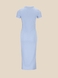 Платье однотонное женское LAWA WBC02371 XS Голубой (2000990559265S)(LW) Фото 10 из 11