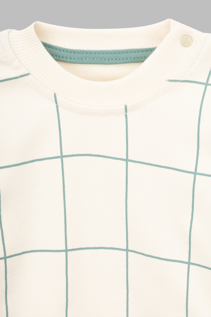 Фото Костюм (світшот+штани) для хлопчика Beyaz Bebek 2069 92 см Оливковий (2000990302021D)