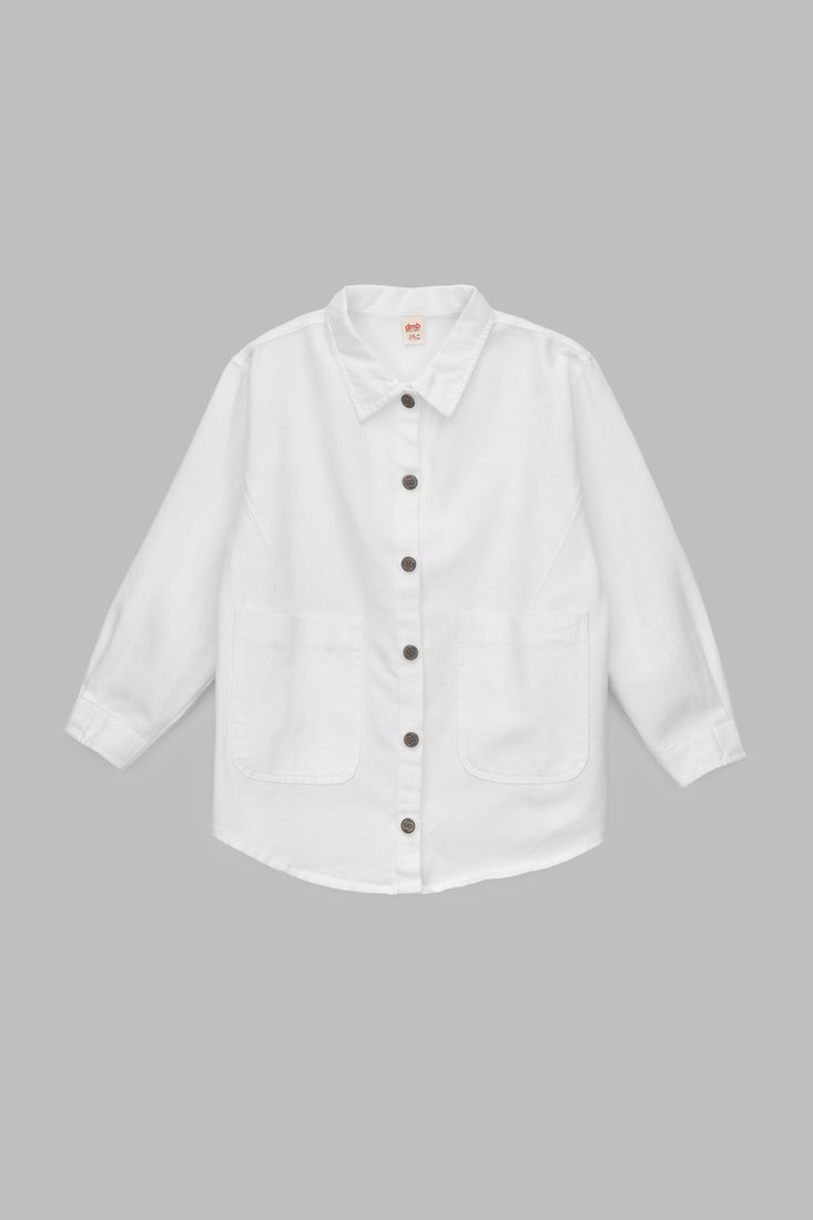 Фото Рубашка для девочки DMB 9645 164 см Белый (2000990265975D)