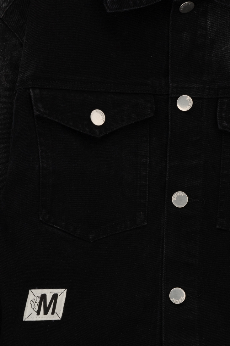 Фото Куртка джинсовая для мальчика 6819 164 см Черный (2000990306814D)