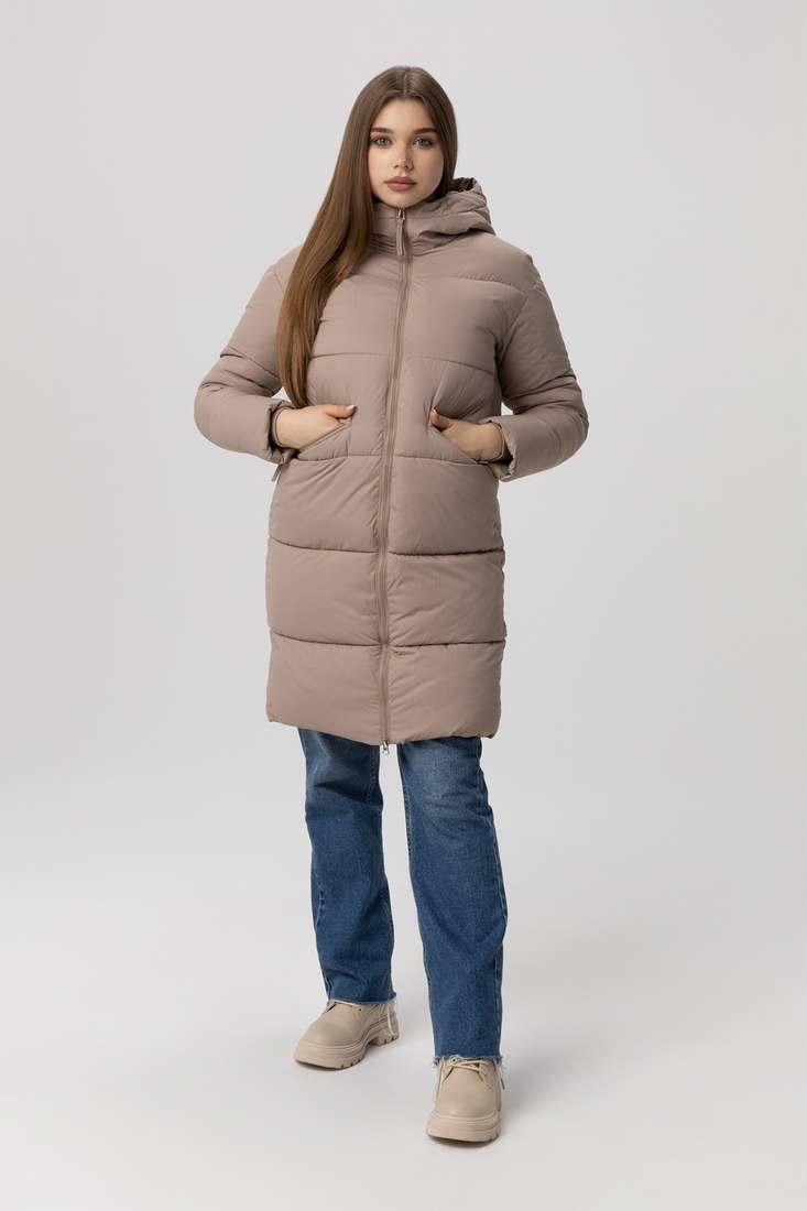Фото Куртка зимняя женская M23315 2XL Бежевый (2000990131201W)