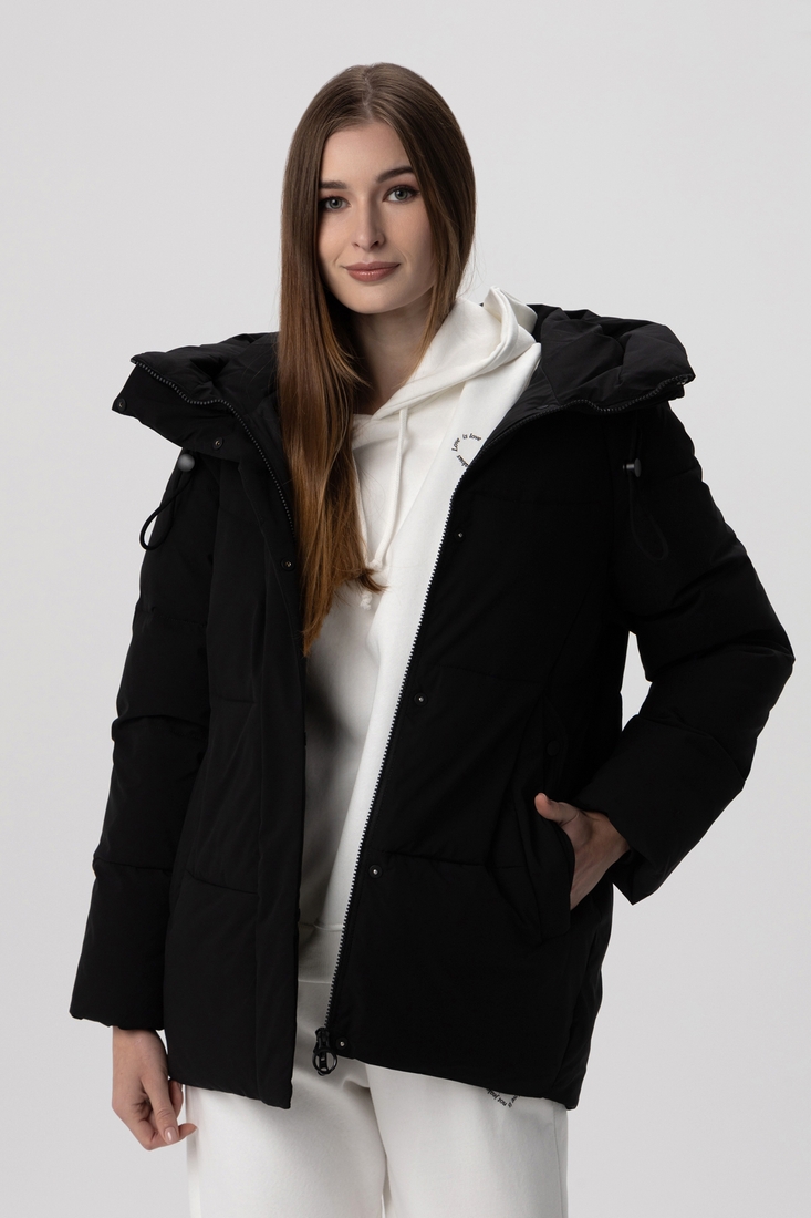 Фото Куртка зимова жіноча Towmy 2110 S Чорний (2000989851578W)