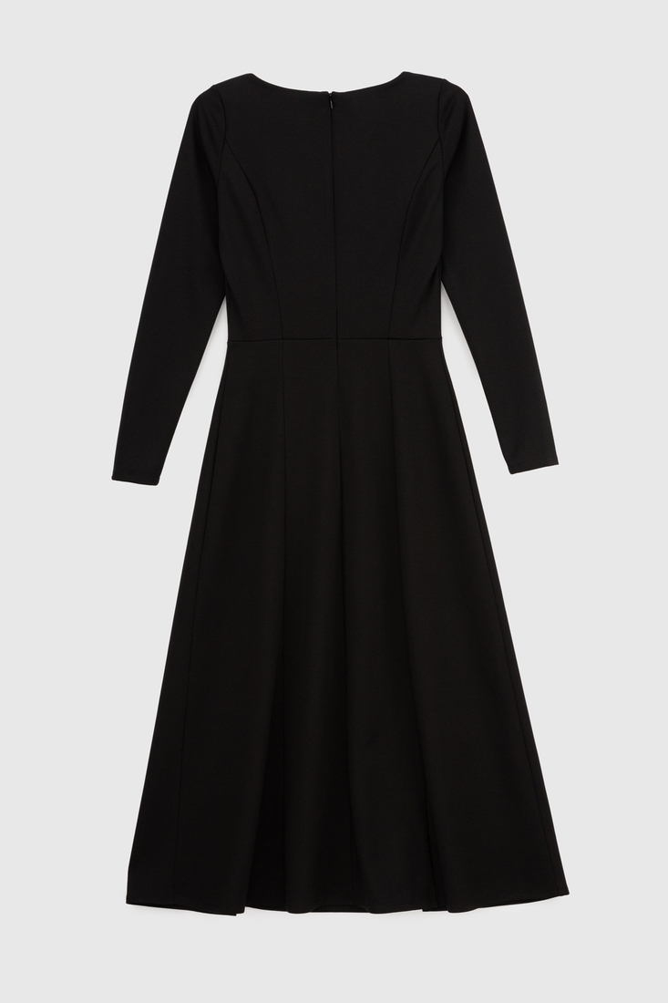 Фото Платье однотонное женское 748 S Черный (2000989989943D)