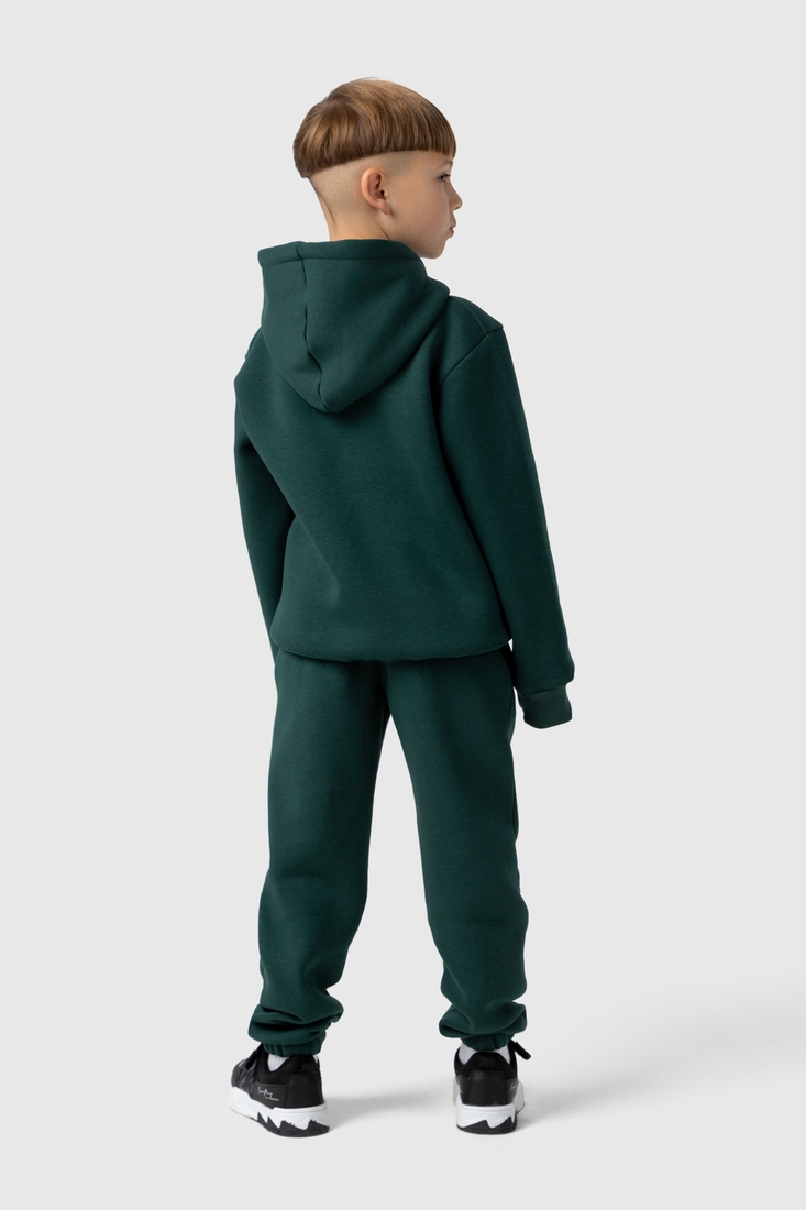 Фото Спортивний костюм для хлопчика (кофта, штани) MAGO T-362 128 см Темно-зелений (2000990064813W)