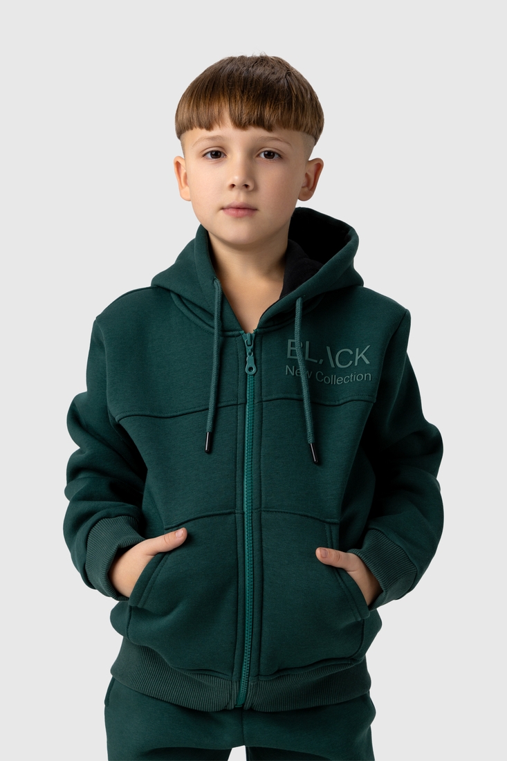 Фото Спортивный костюм для мальчика (кофта, штаны) MAGO T-362 152 см Темно-зеленый (2000990064851W)