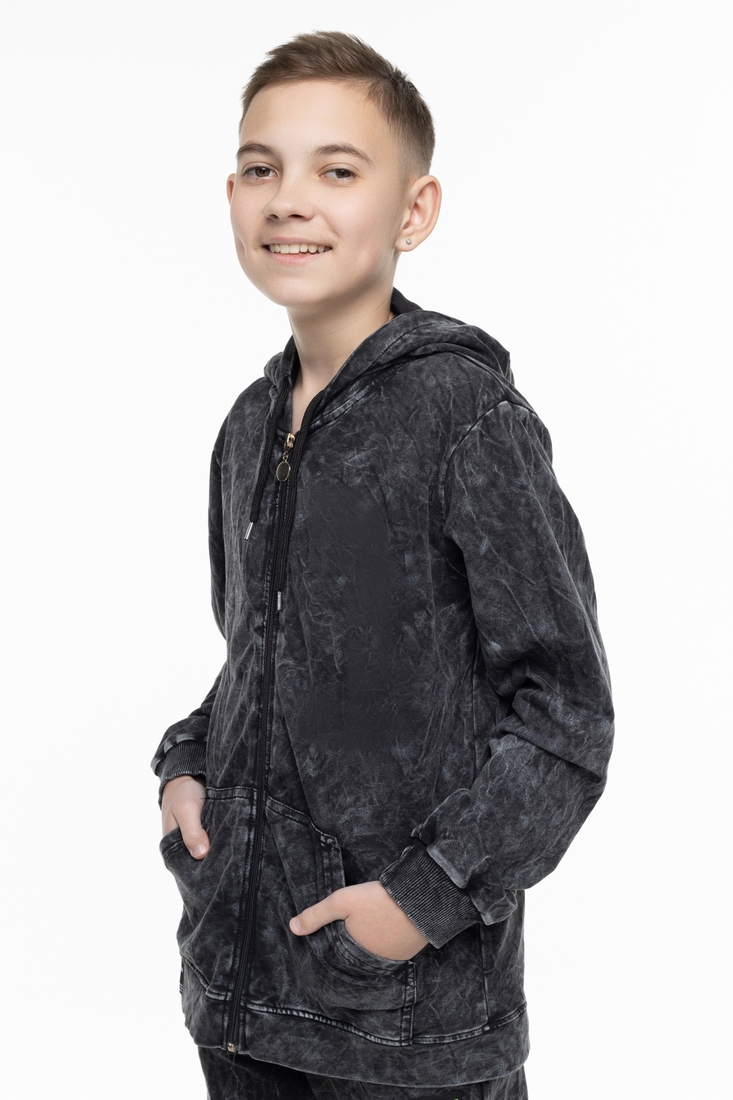 Фото Спортивний костюм для хлопчика Viollen 8264 164 см Темно-сірий (2000989634799D)