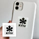 3D стікер KYIV white Tattooshka SX-124 (4829000012020) Фото 2 з 2