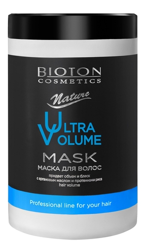 Фото Маска для волосся BIOTON Nature Professional ULTRA VOLUME 1000 мл (4820026152677)