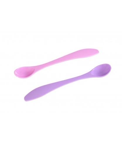 Ложечки для годування, 2 шт., 6101 рожевий і фіолетовий BABY TEAM (2000902824573)