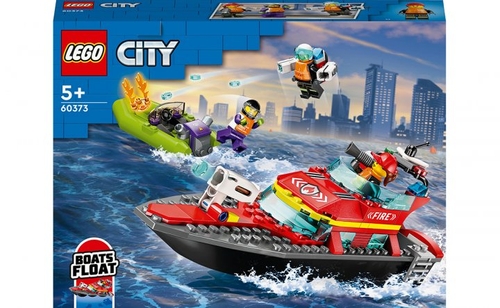 Конструктор LEGO Човен пожежної бригади 60373 (5702017416335)