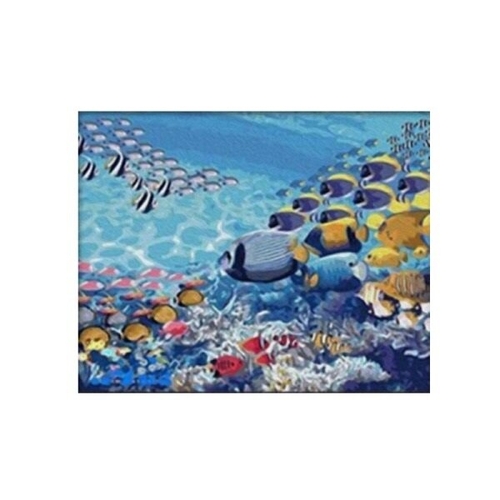 Фото Набор для творчества Babylon DIY живопись по номерам Рыбы в море (2000903596998)