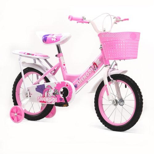 Фото Велосипед детский SHENGDI QNI10245 14" Розовый (2000989566694)