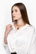 Блуза однотонна жіноча Esay 9526 42 Білий (2000989691136D) Фото 4 з 13