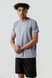 Фітнес футболка чоловіча Escetic T0074 M Світло-сірий (2000990410382A) Фото 4 з 11