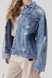 Куртка джинсова для дівчинки MK6096 176 см Блакитний (2000990395733D) Фото 1 з 14