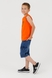 Майка с принтом для мальчика Deniz 4042 140 см Оранжевый (2000990556561S) Фото 3 из 10